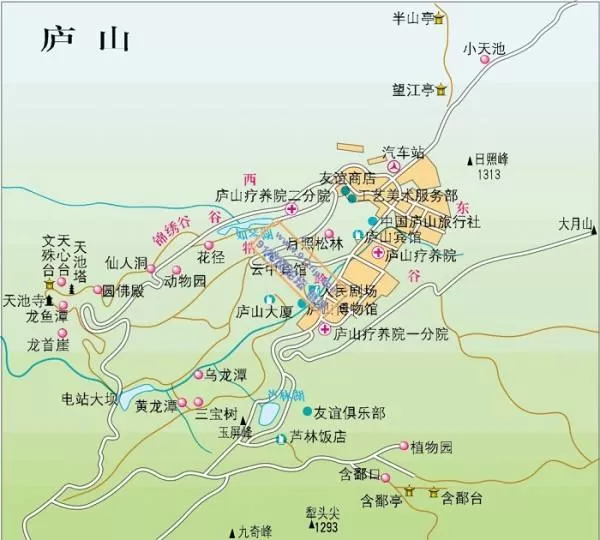 庐山旅游攻略一日游路线图(庐山旅游攻略一日游路线图高清)